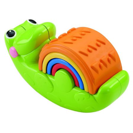 crocodilul piramida fisher price, crocodil mattel, jucarie piramida, jucarie educativa, jucarie echilibru
