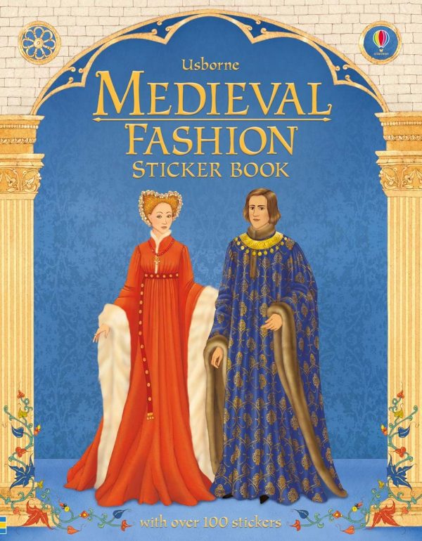 Medieval fashion sticker book - Usborne, reduceri bebelind
