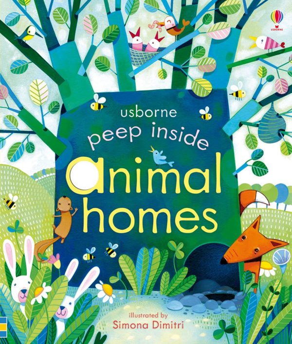 Peep inside animal homes -  Usborne, reducere