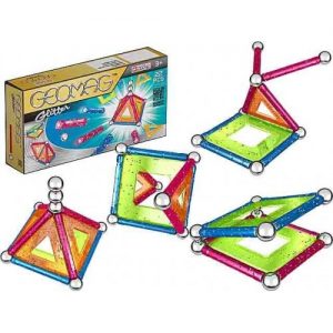 Set de construcție magnetic Geomag, Glitter, 22 piese