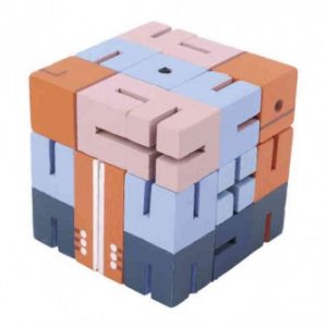 Joc logic 3D Fridolin Puzzle Boy – Albastru