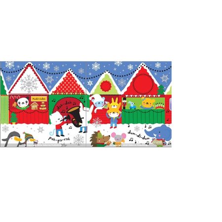 Baby's Very Christmas Play Book, carti usborne, carte bebe craciun, carte cu sunete bebe, carti cu activitati, colinde in engleza, cart educative