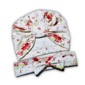 Set Turban si Bentita pentru fetite – Flower Blossom