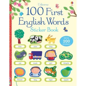 Carte de activitati „100 First English words sticker book”