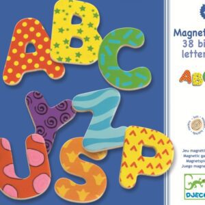 38 Litere magnetice colorate pentru copii