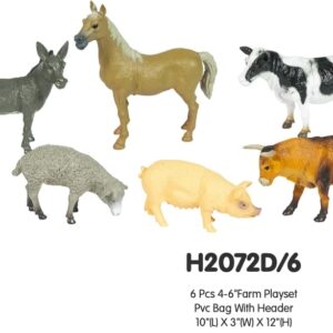 Set figurine – Animalele de la Ferma (6 piese)