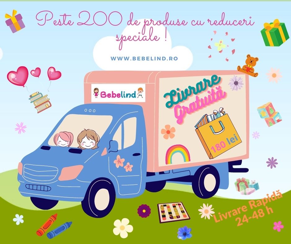 oferte paste 2023 jocuri, jucarii, carti, montessori